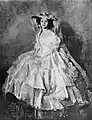 En Crinoline, portrait de l'actrice Rita Sacchetto (en), vers 1910