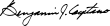 Signature de Benjamin Jerome Cayetano