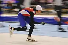 Aux championnats du monde d'Heerenveen (Pays-Bas) en 2013