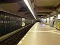 Un côté du quai central