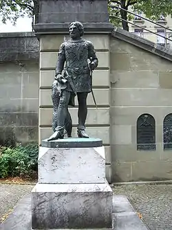 Monument rendant hommageau 5e&nbsp;duc Berthold de Berne.