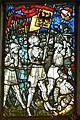 La Reichssturmfahne dans un vitrail de la collégiale Saint-Vincent de Berne, vers 1450.