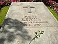 Détail de la tombe de Bertil de Suède