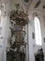 Vue de la chaire, chef-d'œuvre baroque