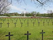 La nécropole franco-allemande.