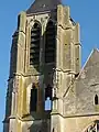 Étages du clocher, côté ouest.