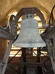 Cloche no&nbsp;4 Isabelle en 1893 par Burdin-Aîné, note : La#3, masse : 411&nbsp;kg