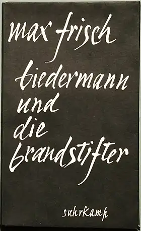 Couverture de la première édition de la pièce.