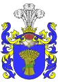 Serpent accolé à une gerbe de blé. Bieniewiec (herb szlachecki)&nbsp;(pl)