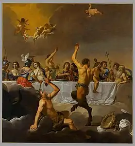 Jan van Bijlert, Le Festin des Dieux (milieu XVIIe&nbsp;siècle).