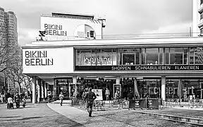 Le centre commercial Bikini-Haus&nbsp;(de) à Berlin. Avril 2023.