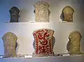 Pierres à peintures au musée historique du Gotland, à Visby