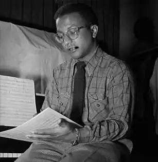 Billy Strayhorn, vers 1946-1948.