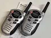 Paire de talkies-walkies 446&nbsp;MHz UHF
