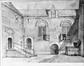Dessin de la cour intérieure