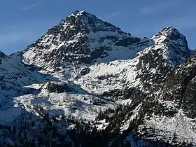 Vue du pic Black en octobre 2007.