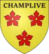 Blason de Champlive