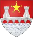 Armes Pontac, ombrée (avec brisure)
