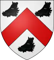 Trois hures de sanglier (Givonne - Ardennes).