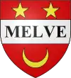 Blason de Melve