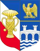 Blason du roi Charles XIV (et III) Jean (à partir de 1818).