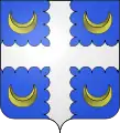 Le blason de la famille de Voisins