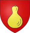de gueules à une gourde d'or