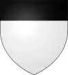 d'argent au chef de sable
