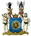 Blason du baron von Blixen-Finecke.