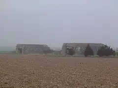 Blockhaus datant de la Seconde Guerre mondiale près de Ver-sur-Mer.