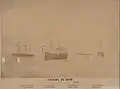 Escadre du Nord commandée par le contre-amiral Bonie.