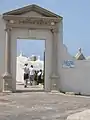 L'entrée du cimetière