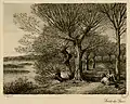 Bords du gave, par Paul Lafond (1895)