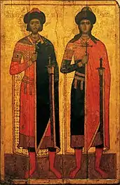 Boris et Gleb, XIVe&nbsp;siècle
