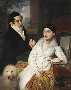 Portrait de A. G. and A. A. Lobanov-Rostovsky, 1814