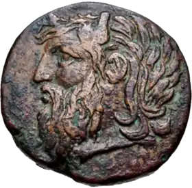 Borysthène sur une pièce de monnaie d'Olbia du Pont.