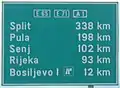 En Croatie.