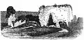 Les ruines du prieuré au XIXe&nbsp;siècle par Georges Bouet.