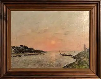 Coucher de soleil, Saint-Valery-sur-Somme, 1890Château-musée de Boulogne-sur-Mer