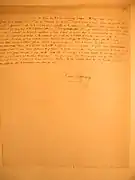 Manuscrit autographe.