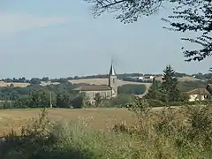 Vue de l'ouest.