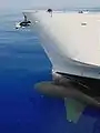 Quille du Kilo Moana (en forme de sous-marin).