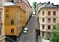 Partie de la rue Brännkyrkagatan à Södermalm.