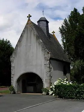 Façade occidentale de la chapelle.