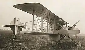 Vue de l'avion.
