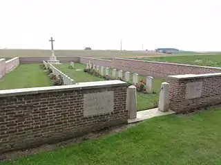 Brancourt-le-Grand Military Cemetery.