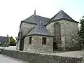 Le chevet de l'église Notre-Dame-et-Saint-Tugen.