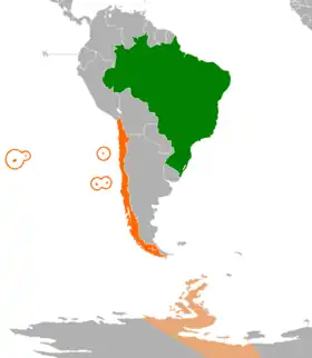 Chili et Brésil