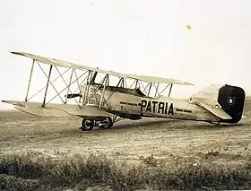 Vue de l'avion.