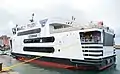 Le roulier Breizh Nevez I en service à Port-Tudy